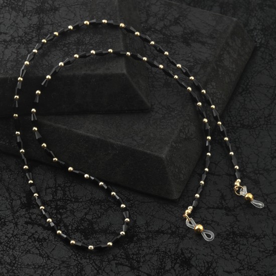 ROPE GÖZLÜK ASKISI - PİRAMİT SİYAH 