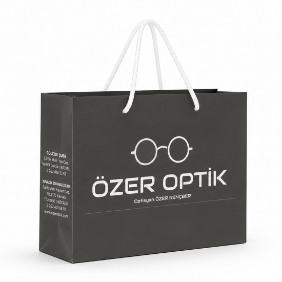 BASKILI KÜÇÜK BOY KARTON ÇANTA / 1000 ADET