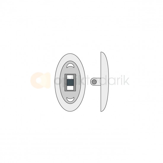 PVC OVAL VİDALI PLAKET PVC OVAL VİDALI PLAKET