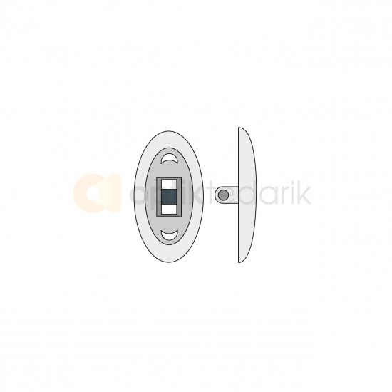 SİLİKON OVAL VİDALI PLAKET M11 