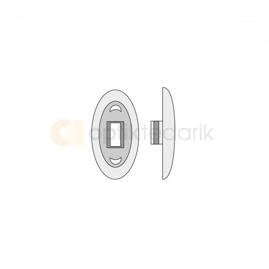 SİLİKON OVAL GEÇME PLAKET M11 SİLİKON OVAL GEÇME PLAKET M11