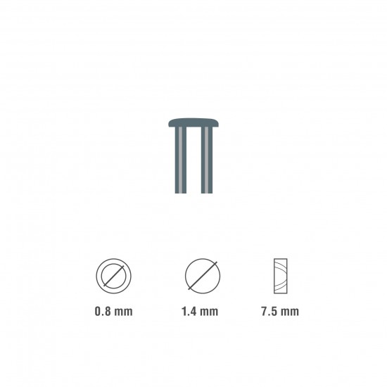 SİLHOUETTE FASET DÜBEL 1.4MM