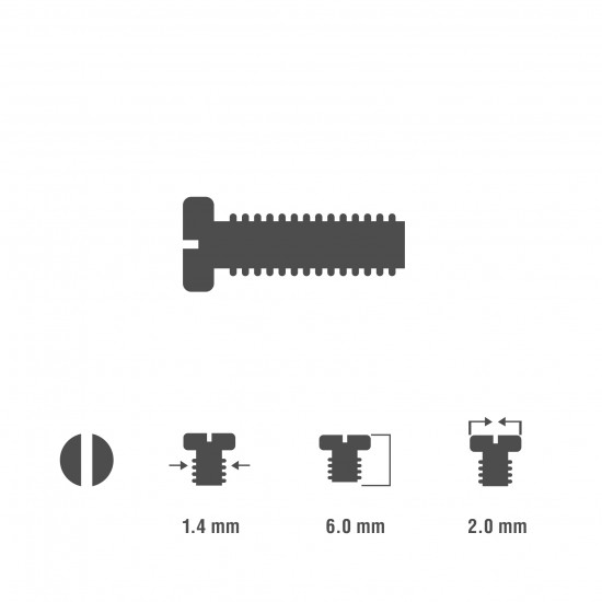 1.4 TEPELİ CAM VİDASI 7.0MM