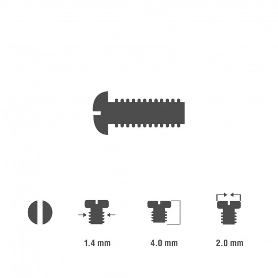 1.4 TEPELİ CAM VİDASI 4.0MM