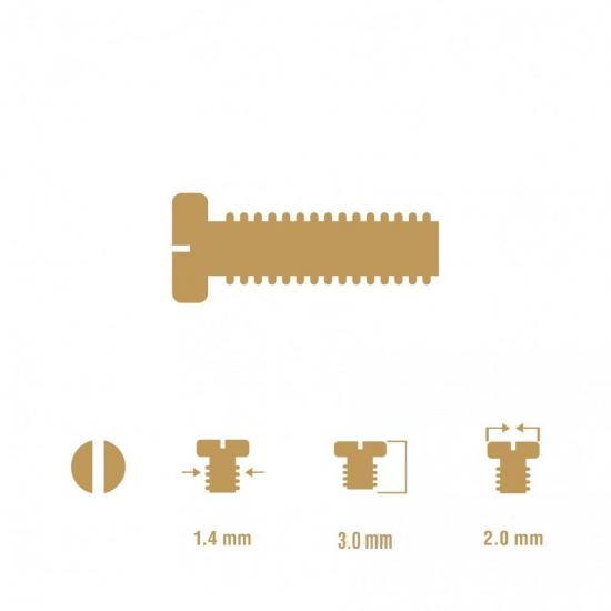 1.4 SARI BLOK CAM VİDASI 3.0MM
