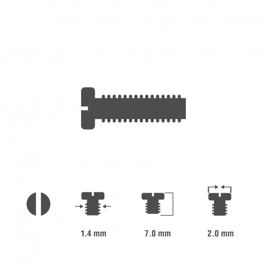 1.4 BLOK CAM VİDASI 7.0MM