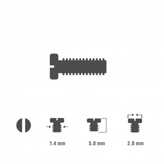 1.4 BLOK CAM VİDASI 5.0MM