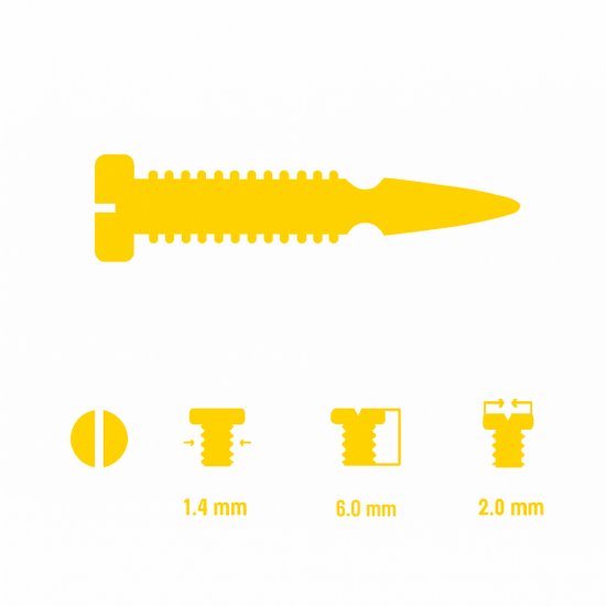 1.4 SARI KILAVUZ VİDA 6.0MM